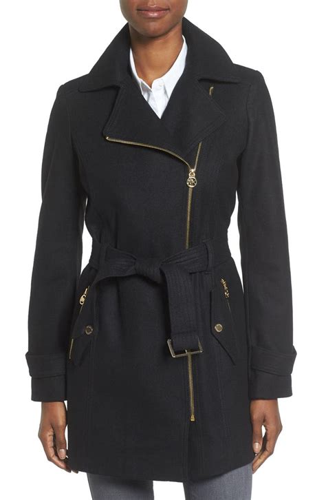 michael kors wool blend coat.